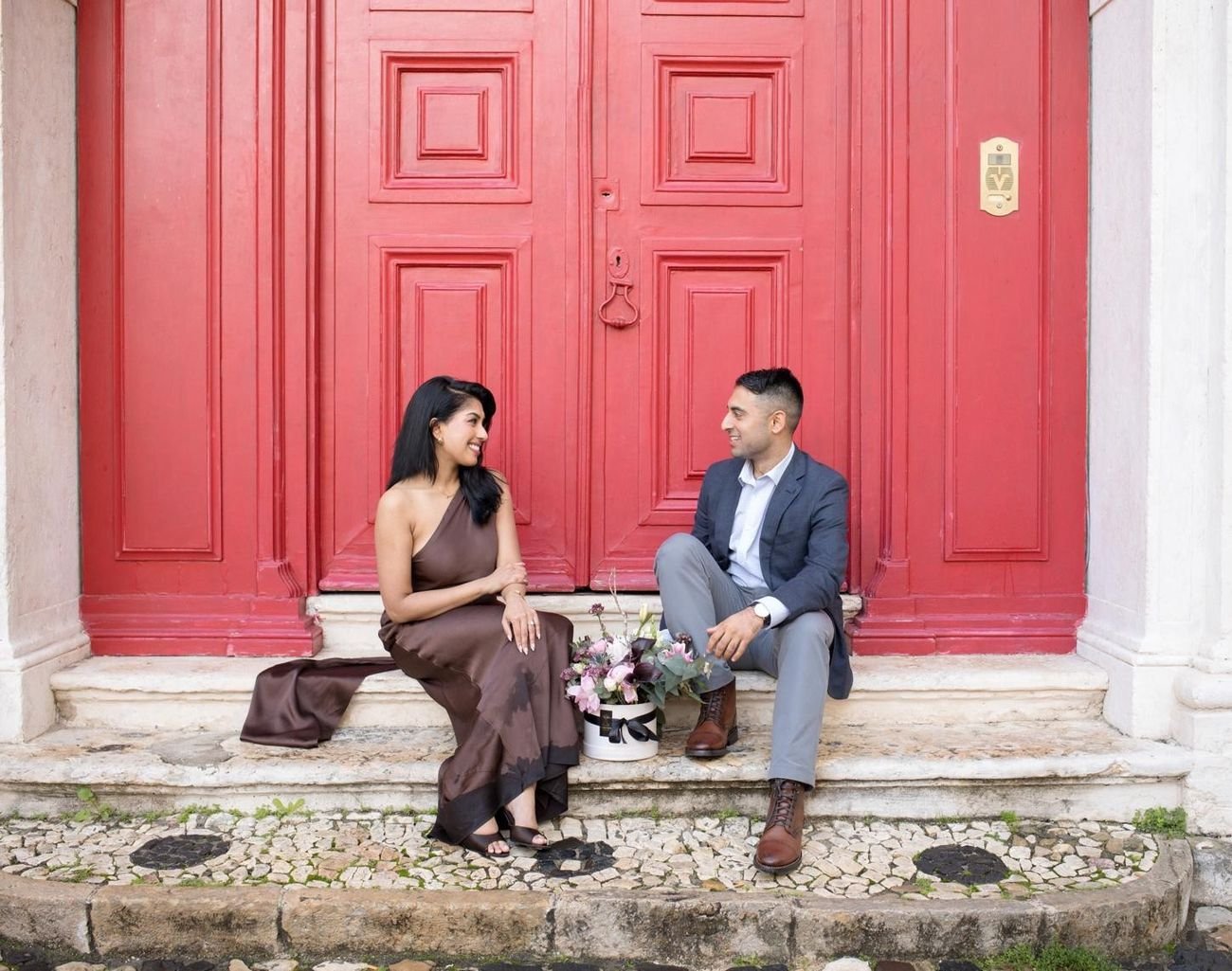 Curran and Ravindi in Portugal